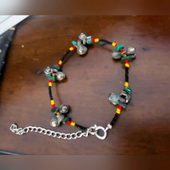 Bohemian Beaded Anklet - Picture 5 of 6